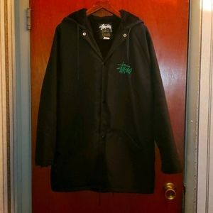 STUSSY light parka jacket